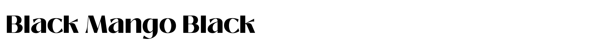 Black Mango Font | Webfont & Desktop | MyFonts